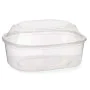 Rectangular Lunchbox with Lid Transparent polypropylene 1,5 L 18 x 10,5 x 21,5 cm (8 Units) by Leknes, Food storage - Ref: S3...