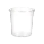 Round Lunch Box with Lid Transparent polypropylene 1 L 12,5 x 12,5 x 12,5 cm (12 Units) by Leknes, Food storage - Ref: S36262...