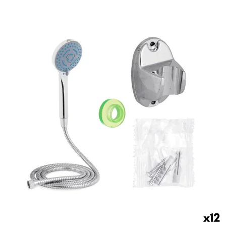 1 douchette avec tube d'écoulement 2 m Argenté Métal (12 Unités) de Berilo, Accessoires pour la douche - Réf : S3628718, Prix...