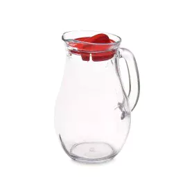 Jarra Bistro Vermelho Transparente Vidro Plástico 1 L de Pasabahce, Jarros e decantadores - Ref: S3629619, Preço: 3,97 €, Des...