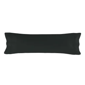 Pillowcase HappyFriday BASIC Black 45 x 125 cm by HappyFriday, Sheets and pillowcases - Ref: D1609899, Price: 10,49 €, Discou...