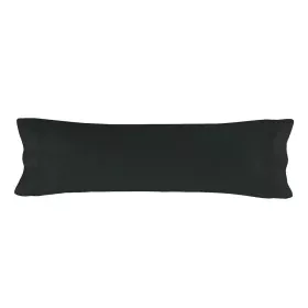 Pillowcase HappyFriday BASIC Black 45 x 125 cm by HappyFriday, Sheets and pillowcases - Ref: D1609899, Price: 10,70 €, Discou...