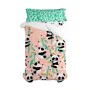 Juego de funda nórdica HappyFriday Moshi Moshi Panda Garden Rosa Cama de 105 2 Piezas de HappyFriday, Edredones y fundas para...