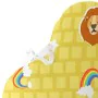 Cot protector HappyFriday Basic Kids Yellow bricks Multicolour 60 x 40 cm by HappyFriday, Bed accessories - Ref: D1609908, Pr...