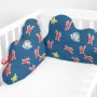 Protection du berceau HappyFriday Le Petit Prince Son avion Multicouleur 60 x 40 cm de HappyFriday, Accessoires pour les lits...