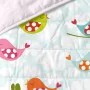 Bedspread (quilt) HappyFriday Mr Fox Multicolour 100 x 130 cm Birds by HappyFriday, Patchwork Quilts & Coverlets - Ref: D1609...