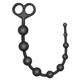 Anal Beads S Pleasures Flexer Black Silicone by S Pleasures, Anal balls - Ref: S4001827, Price: 8,13 €, Discount: %