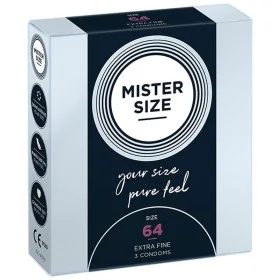 Preservativos Mister Size Extrafino (64 mm) de Mister Size, Preservativos masculinos - Ref: S4005446, Preço: 4,46 €, Desconto: %