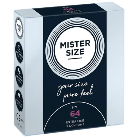 Condoms Mister Size Extra-fine (64 mm) by Mister Size, Male Condoms - Ref: S4005446, Price: 3,74 €, Discount: %