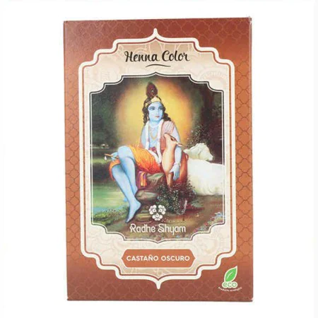 Coloration Semi-permanente Henna Radhe Shyam Shyam Henna Marron léger (100 g) de Radhe Shyam, Coloration semi-permanente - Ré...