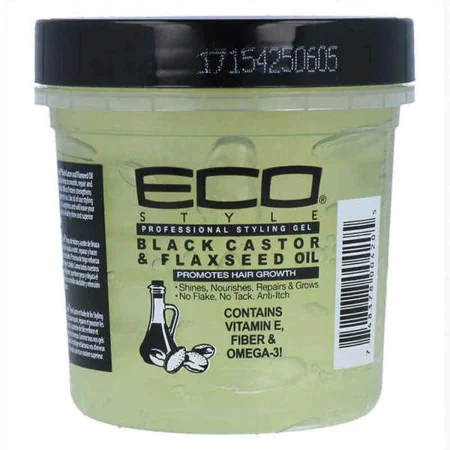 Cera Eco Styler Styling Gel Black Castor (235 ml) de Eco Styler, Masilla, arcilla y cera - Ref: S4245270, Precio: 5,19 €, Des...