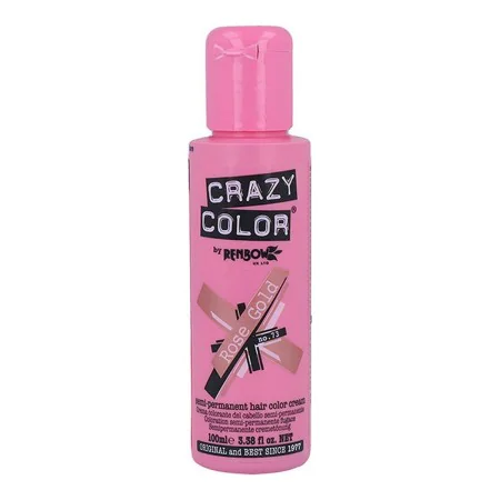 Semi-permanente Tönung Pink Gold Crazy Color Nº 73 (100 ml) von Crazy Color, Tönungen - Ref: S4247691, Preis: 6,67 €, Rabatt: %