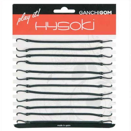 Rubber Hair Bands Hysoki Black Hook by Hysoki, Ponytail Holders - Ref: S4252510, Price: 6,99 €, Discount: %