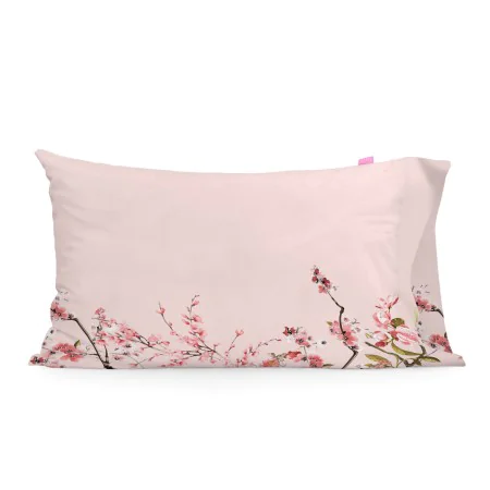 Taie d'oreiller HappyFriday Chinoiserie rose Multicouleur 50 x 75 cm (2 Unités) de HappyFriday, Draps et taies d'oreiller - R...