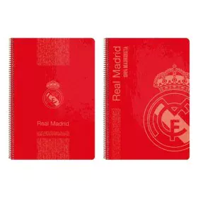 Book of Rings Real Madrid C.F. 511957066 Red A4 by Real Madrid C.F., Exercise notebooks - Ref: S4300600, Price: 3,41 €, Disco...