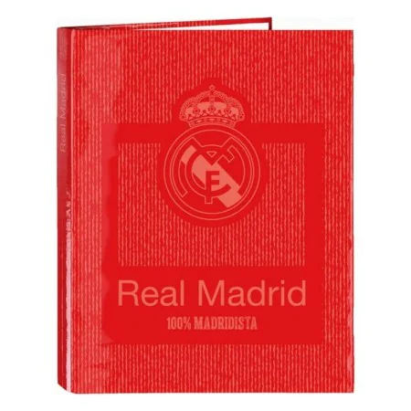 Reliure à anneaux Real Madrid C.F. A4 (26.5 x 33 x 4 cm) de Real Madrid C.F., Classeurs - Réf : S4300601, Prix : 4,02 €, Remi...