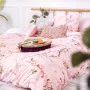 Housse de Couette HappyFriday Chinoiserie rose Multicouleur 155 x 220 cm de HappyFriday, Couettes et housses de couette - Réf...