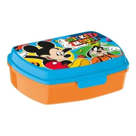 Fiambrera para Sandwich Mickey Mouse Happy smiles Plástico Rojo Azul (17 x 5.6 x 13.3 cm) de Mickey Mouse, Fiambreras - Ref: ...