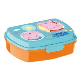 Sandwich Box Peppa Pig Having fun Plastic Light Pink (17 x 5.6 x 13.3 cm) by Peppa Pig, Lunch boxes - Ref: S4305741, Price: 5...