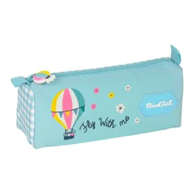 School Case BlackFit8 Fly With Me White Sky blue (21 x 8 x 7 cm) by BlackFit8, Pencil cases - Ref: S4306039, Price: 4,20 €, D...