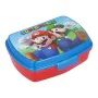 Brotdose für Sandwiches Super Mario Kunststoff Rot Blau (17 x 5.6 x 13.3 cm) von Super Mario, Brotdosen - Ref: S4306176, Prei...