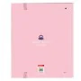 Ring binder Benetton Vichy A4 Pink (27 x 32 x 3.5 cm) by Benetton, Filing cabinets - Ref: S4306333, Price: 7,49 €, Discount: %