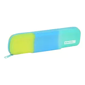 Estuche Escolar Safta Azul Verde Amarillo (20 x 5.5 x 2 cm) de Safta, Estuches - Ref: S4306485, Precio: 5,43 €, Descuento: %