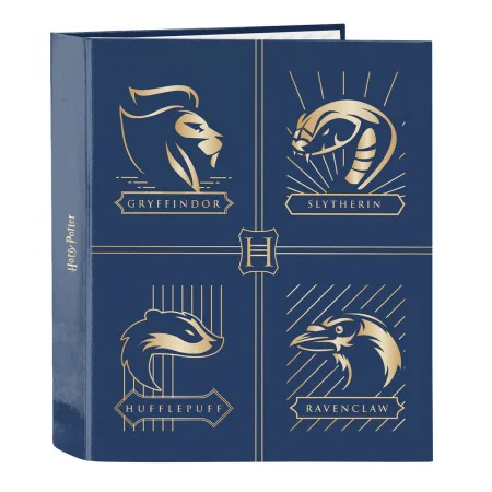 Ring binder Harry Potter Magical Brown Navy Blue A4 27 x 33 x 6 cm by Harry Potter, Filing cabinets - Ref: S4306534, Price: 4...