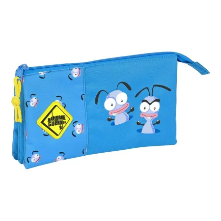 School Case El Hormiguero Blue (22 x 12 x 3 cm) by El Hormiguero, Pencil cases - Ref: S4306561, Price: 6,72 €, Discount: %