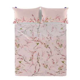 Lenzuolo Superiore HappyFriday Chinoiserie rose Multicolore 180 x 270 cm (asiatico/oriental) di HappyFriday, Lenzuola e feder...