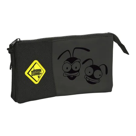 Estuche Escolar El Hormiguero Negro (22 x 12 x 3 cm) de El Hormiguero, Estuches - Ref: S4306576, Precio: 6,04 €, Descuento: %