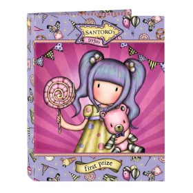 Carpeta de anillas Gorjuss First prize Lila A4 (26.5 x 33 x 4 cm) de Gorjuss, Archivadores - Ref: S4306645, Precio: 3,40 €, D...