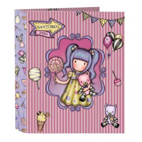 Ring binder Gorjuss First prize Lilac A4 27 x 33 x 6 cm by Gorjuss, Filing cabinets - Ref: S4306649, Price: 4,79 €, Discount: %