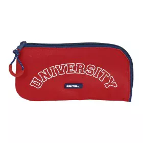 Bolsa Escolar Safta University Vermelho Azul Marinho (23 x 11 x 1 cm) de Safta, Estojos - Ref: S4306883, Preço: 4,40 €, Desco...