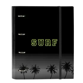 Carpeta de anillas Safta Surf A4 Negro (27 x 32 x 3.5 cm) de Safta, Archivadores - Ref: S4306889, Precio: 7,39 €, Descuento: %