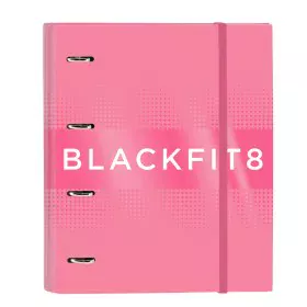 Ring binder BlackFit8 Glow up A4 Pink (27 x 32 x 3.5 cm) by BlackFit8, Filing cabinets - Ref: S4306929, Price: 7,39 €, Discou...