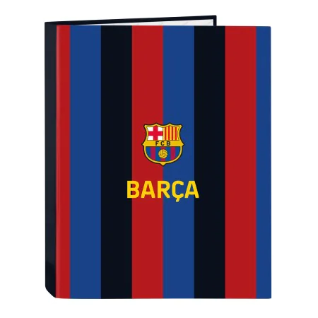 Reliure à anneaux F.C. Barcelona Bordeaux Blue marine A4 26.5 x 33 x 4 cm de F.C. Barcelona, Classeurs - Réf : S4307045, Prix...