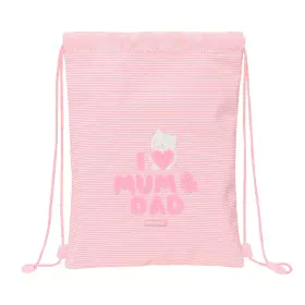 Backpack with Strings Safta Love Pink (26 x 34 x 1 cm) by Safta, School Bags - Ref: S4307517, Price: 7,16 €, Discount: %