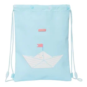 Backpack with Strings Safta Ship Blue (26 x 34 x 1 cm) by Safta, School Bags - Ref: S4307547, Price: 7,16 €, Discount: %