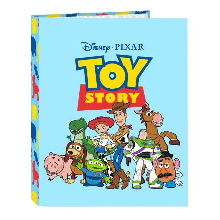 Carpeta de anillas Toy Story Ready to play Azul claro A4 (26.5 x 33 x 4 cm) de Toy Story, Archivadores - Ref: S4307744, Preci...