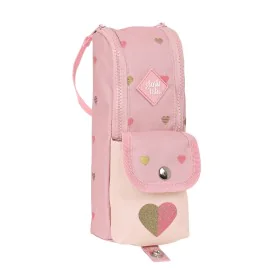 Trousse d'écolier Glow Lab Hearts Rose (6 x 21 x 6 cm) de Glow Lab, Trousses - Réf : S4307957, Prix : 7,39 €, Remise : %