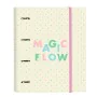 Reliure à anneaux Glow Lab Magic flow Beige (27 x 32 x 3.5 cm) de Glow Lab, Classeurs - Réf : S4307964, Prix : 6,58 €, Remise...