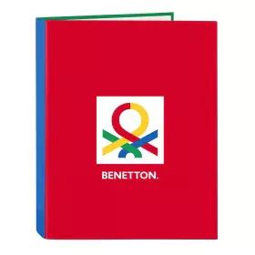 Ring binder Benetton Pop Grey A4 (26.5 x 33 x 4 cm) by Benetton, Filing cabinets - Ref: S4308037, Price: 4,10 €, Discount: %