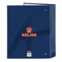 Carpeta de anillas Kelme Navy blue Naranja Azul marino A4 (27 x 33 x 6 cm) de Kelme, Archivadores - Ref: S4308185, Precio: 4,...