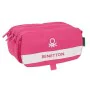 Malas para tudo triplas Benetton Raspberry 21,5 x 10 x 8 cm Fúcsia de Benetton, Estojos - Ref: S4308258, Preço: 7,42 €, Desco...