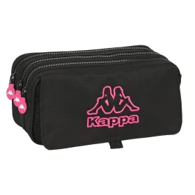 Malas para tudo triplas Kappa Black and pink Preto (21,5 x 10 x 8 cm) de Kappa, Estojos - Ref: S4308296, Preço: 8,24 €, Desco...