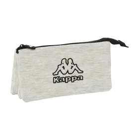 Triple Carry-all Kappa Grey knit Grey (22 x 12 x 3 cm) by Kappa, Pencil cases - Ref: S4308303, Price: 7,34 €, Discount: %