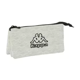 Dreifaches Mehrzweck-Etui Kappa Grey knit Grau (22 x 12 x 3 cm) von Kappa, Federmäppchen - Ref: S4308303, Preis: 7,34 €, Raba...