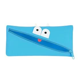 Trousse d'écolier Safta Visage 22 x 11 x 1 cm Bleu de Safta, Trousses - Réf : S4308651, Prix : 6,18 €, Remise : %