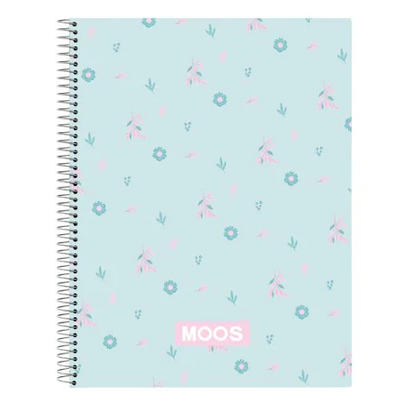 Book of Rings Moos Garden Turquoise A4 120 Sheets by Moos, Exercise notebooks - Ref: S4308752, Price: 3,48 €, Discount: %